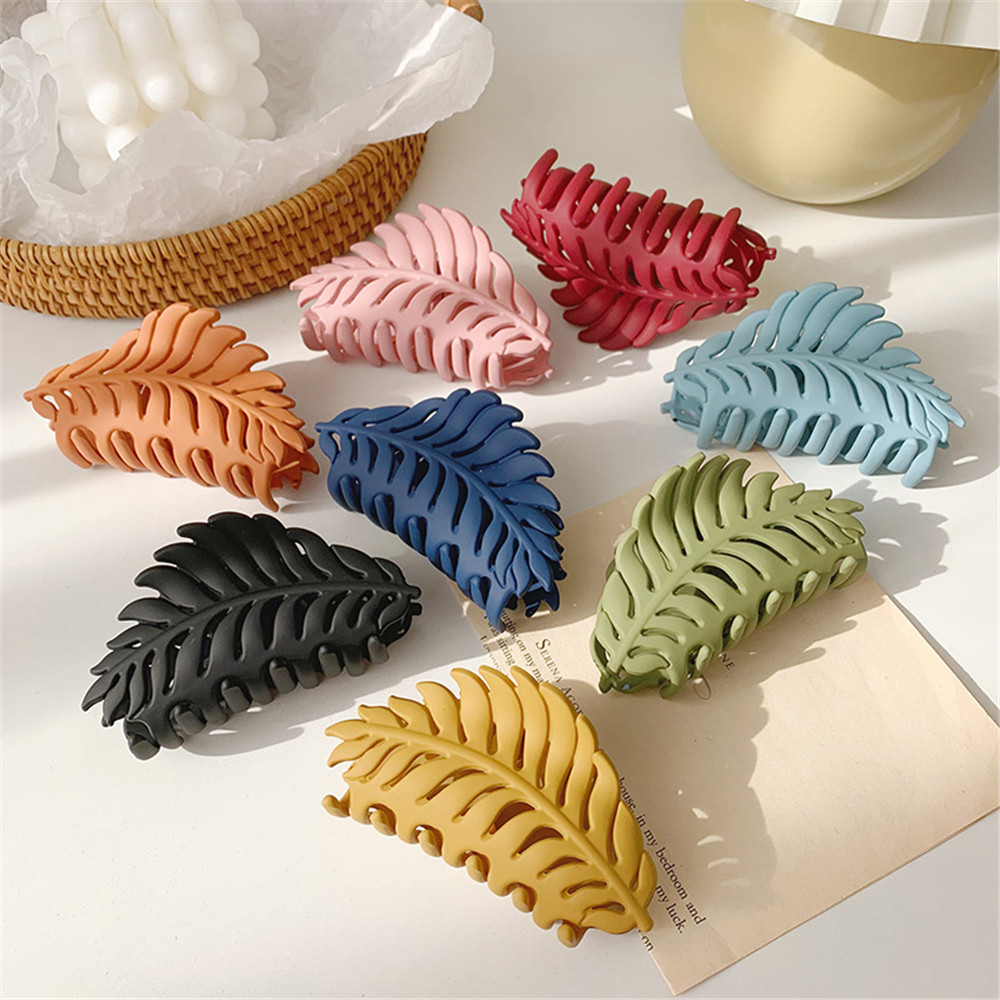 Hair Spa Wellness - Solid Color Claw Clip Large Barrette