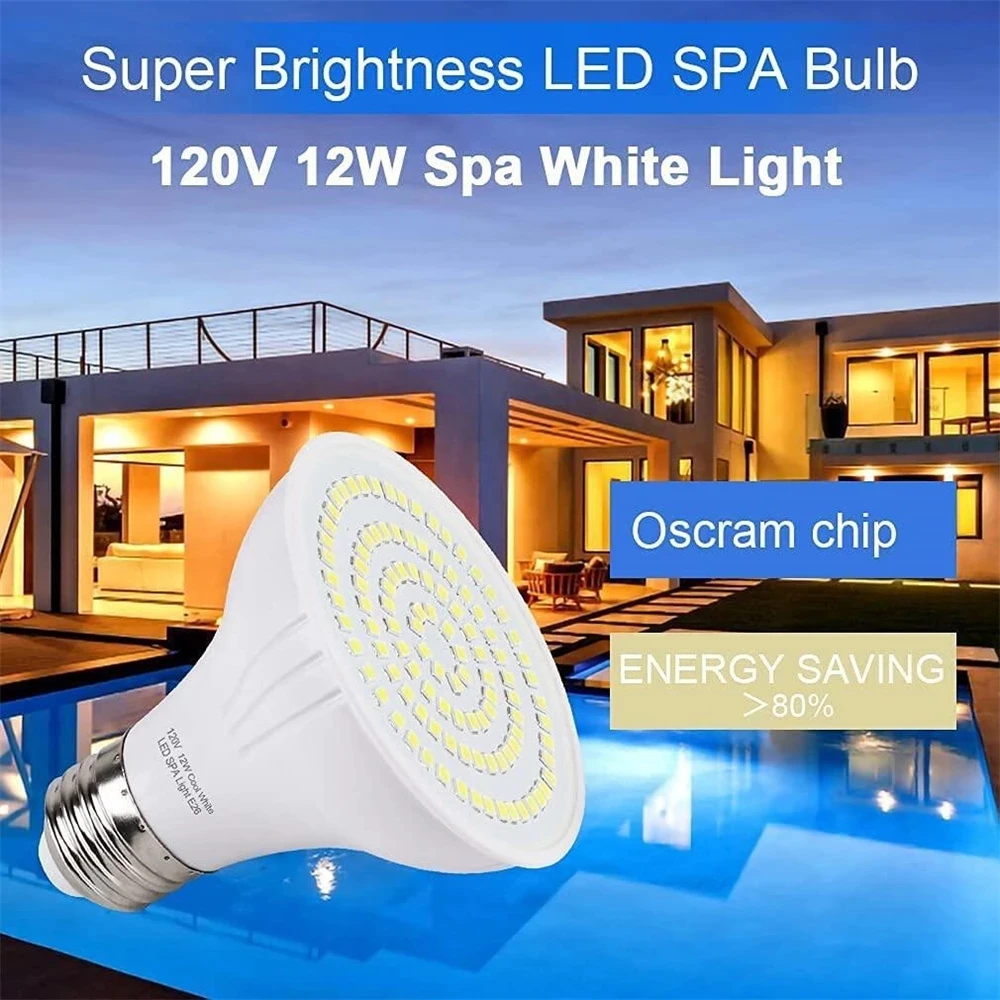 Oświetlenie LED do basenu E27  – Xy Spa & Wellness George Town Reviews recenzja i cena